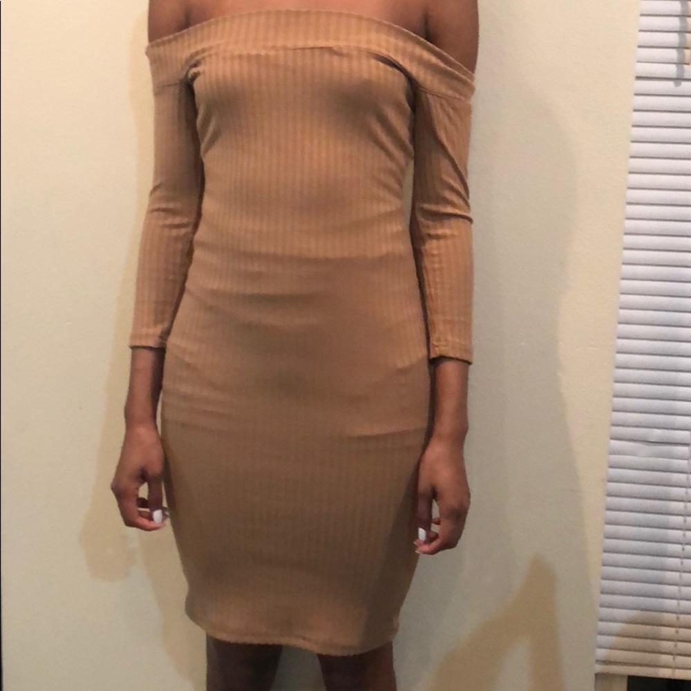 Tan dress!